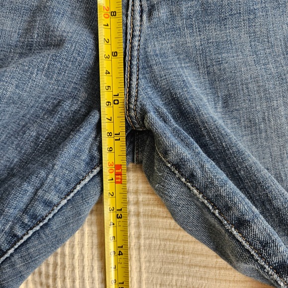 Levis 724 High Rise Straight Raw Hem Jeans Denim Skater Streetwear Women Size 30 - Picture 7 of 11